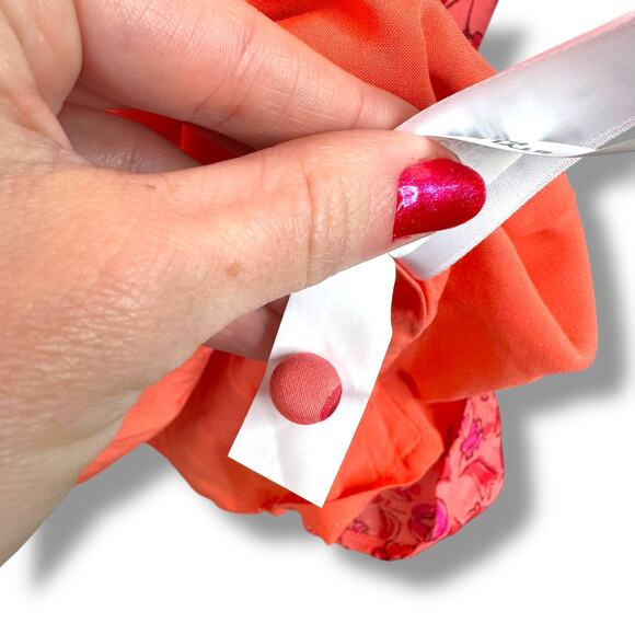 Vineyard Vines NWT Papaya Floral Helenium Tunic Loose Puff Sleeve Silk Dress XS - Picture 9 of 10